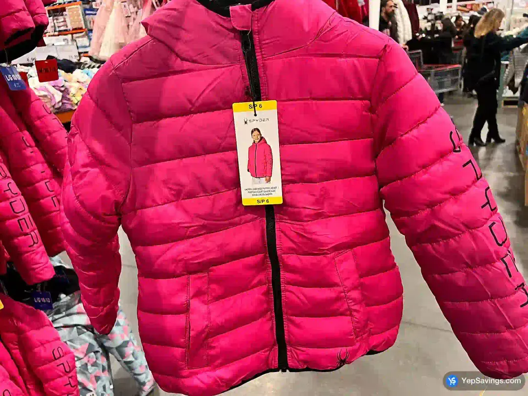 SPYDER SHERPA LINED PUFFER KIDS SIZES S - XL - Costco Canada (ITM 1175657)