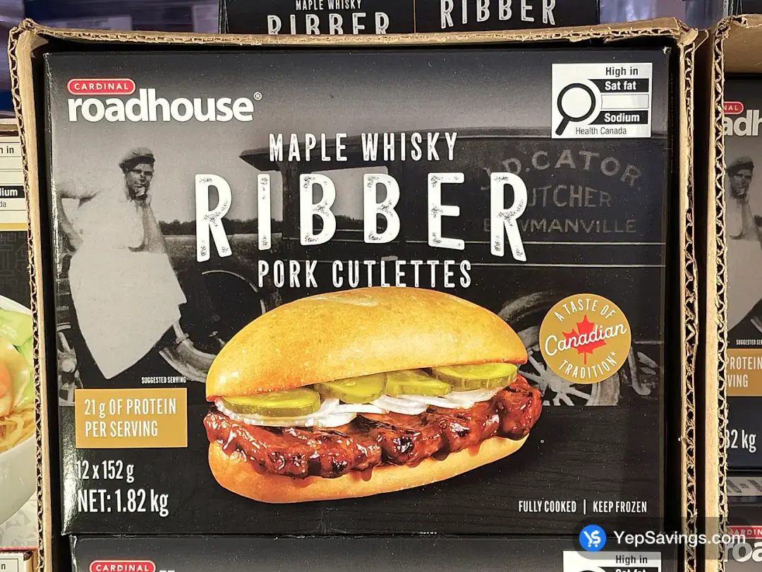ROADHOUSE MAPLE WHISKY RIBBER 12 x 152 g - Costco Canada (ITM 1931795)
