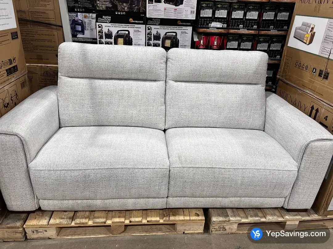 AIDEN & IVY FABRIC POWER SOFA 1 BOX - Costco Canada (ITM 1752680)