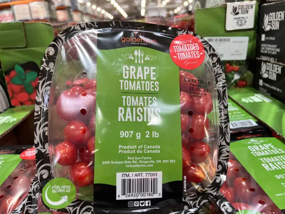 GRAPE TOMATOES PRODUCT OF CANADA - Costco Canada (ITM 77053)