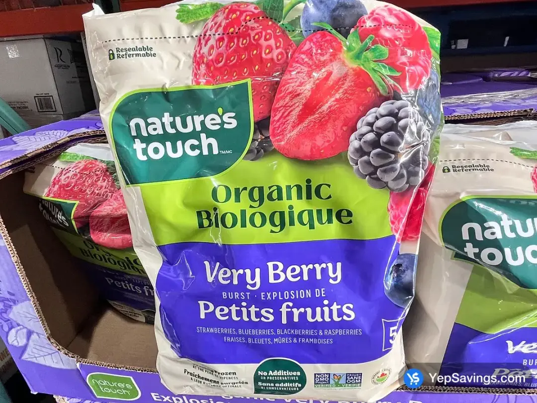 NATURE'S TOUCH ORG VERY BERRY BURST 1.5 kg - Costco Canada (ITM 1180127)