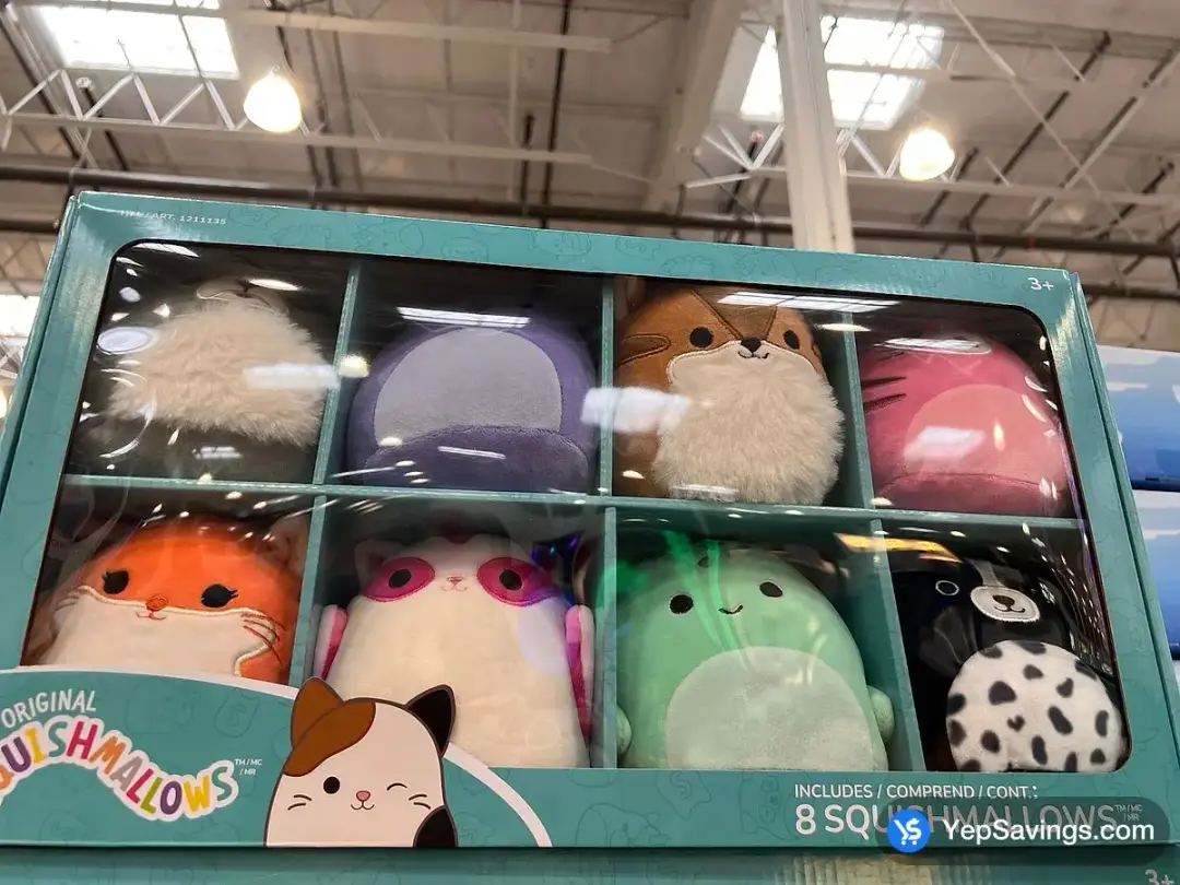 KELLYTOY 5-INCH SQUISHMALLOWS 8 PACK - Costco Canada (ITM 1211135)