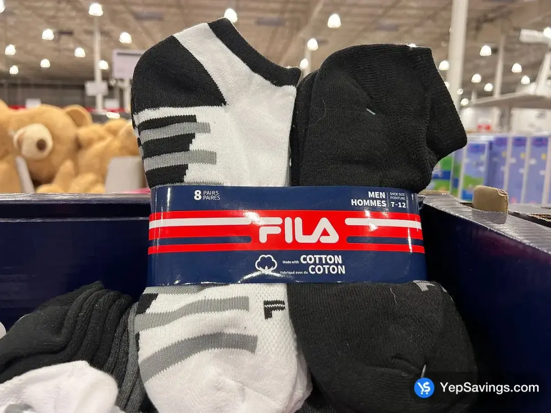FILA COTTON SOCK 8PK MENS SIZES 7-12 - Costco Canada (ITM 4292271)