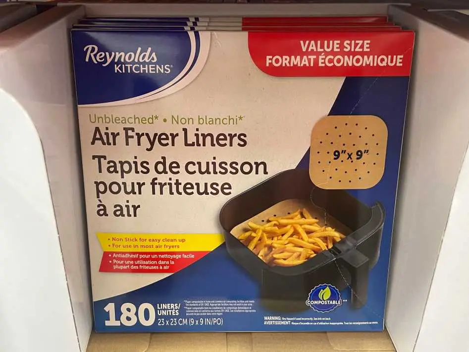 REYNOLDS AIR FRYER LINERS PACK OF 180 - Costco Canada (ITM 1227122)