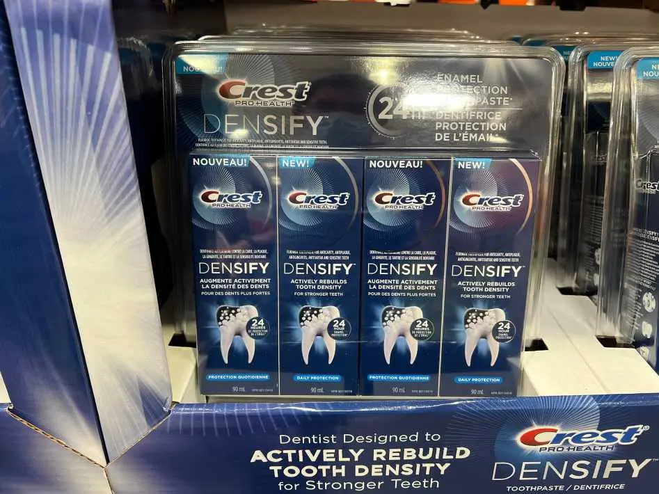 COSTCO CREST PRO-HEALTH DENSIFY TOOTHPASTE 4 x 90 mL – (ITM 1632921)