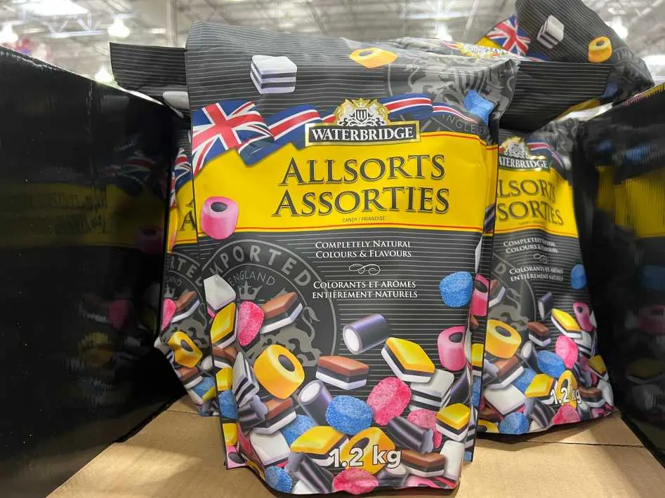WATERBRIDGE LICORICE ALLSORTS 2 kg - Costco Canada (ITM 1171144)