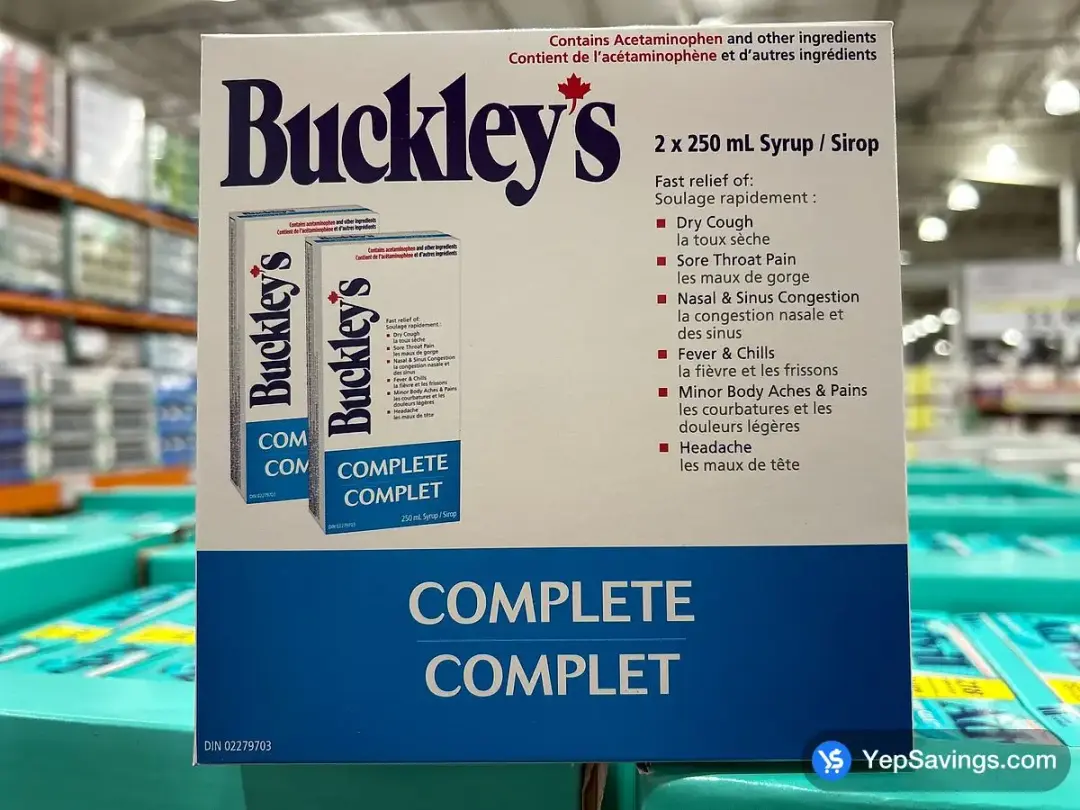 BUCKLEY'S COMPLETE 2 x 250 mL - Costco Canada (ITM 1182155)