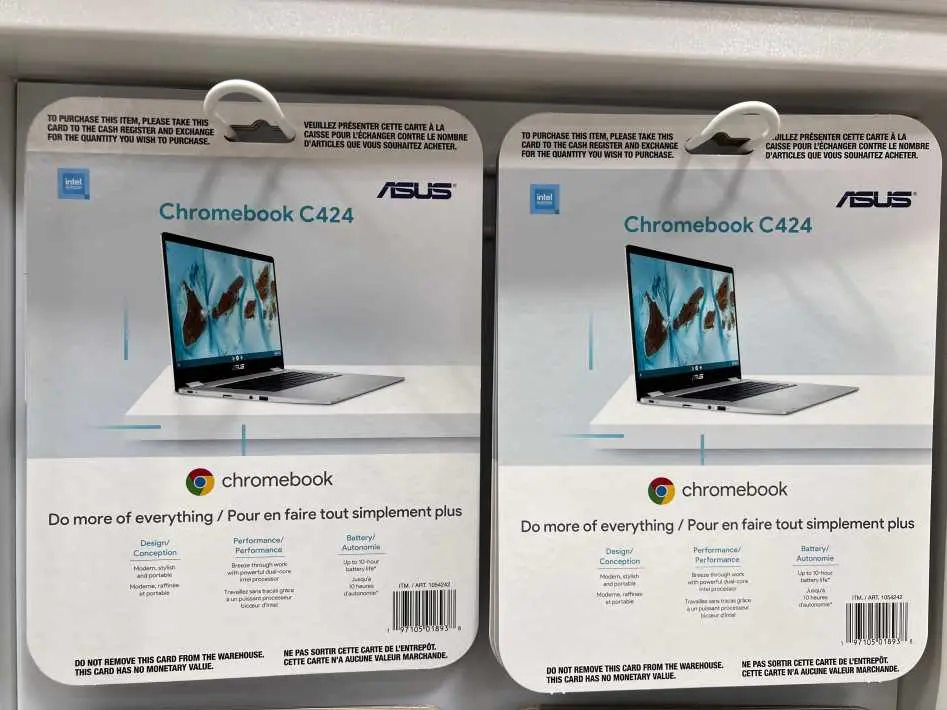 ASUS 14 - IN CHROMEBOOK C424MA - CS01 - CB - Costco Canada (ITM 1054242)