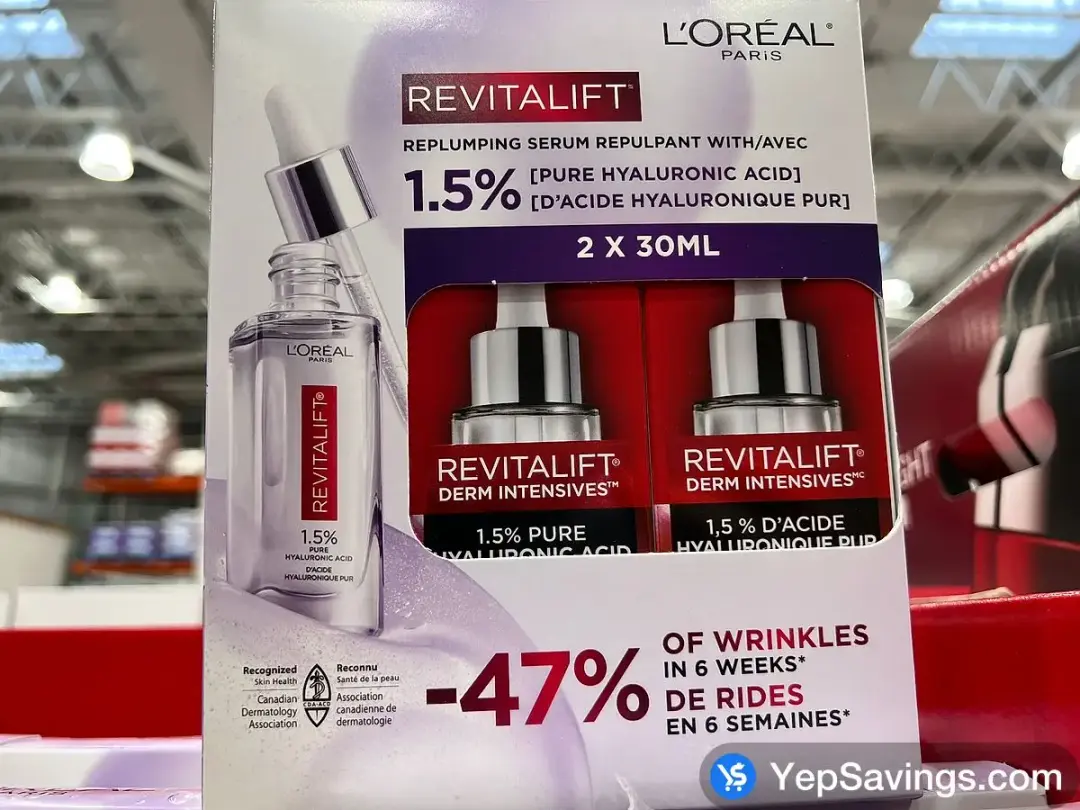 L'OREAL REVITALIFT SERUM 2×30mL - Costco Canada (ITM 1362096)