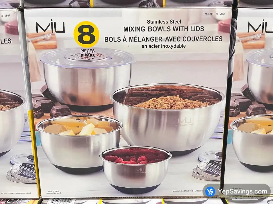 MIU MIXING BOWLS 8 PIECES - Costco Canada (ITM 1819867)