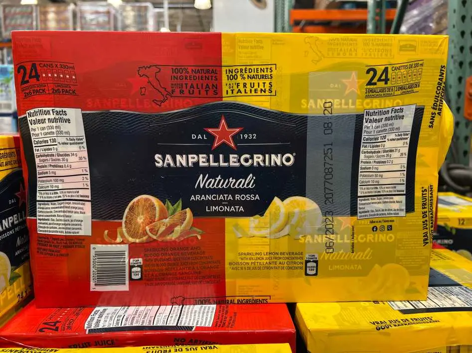 SAN PELLEGRINO NATURALI VARIETY PACK 24 x 330 mL - Costco Canada (ITM 1617207)