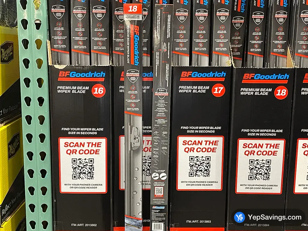 BF GOODRICH BEAM WIPER BLADES 16 in. to 28 in. - Costco Canada (ITM 2013862)
