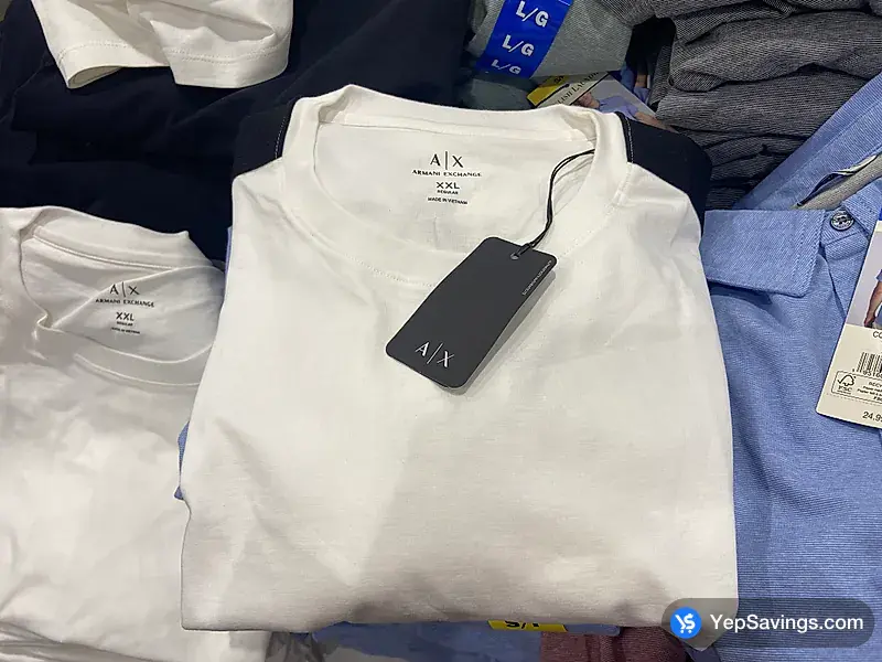 Costco ARMANI T-SHIRT MENS SIZES XS-XXL