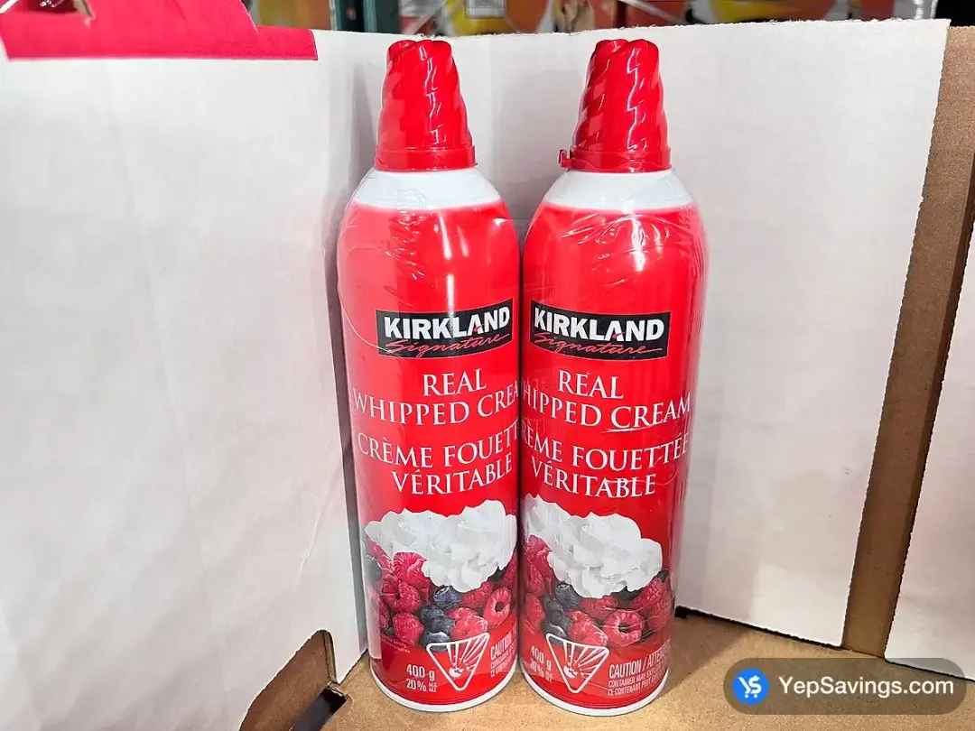 KIRKLAND SIGNATURE RE L WHIPPED CREAM 2 x 400 g - Costco Canada (ITM 1042852)