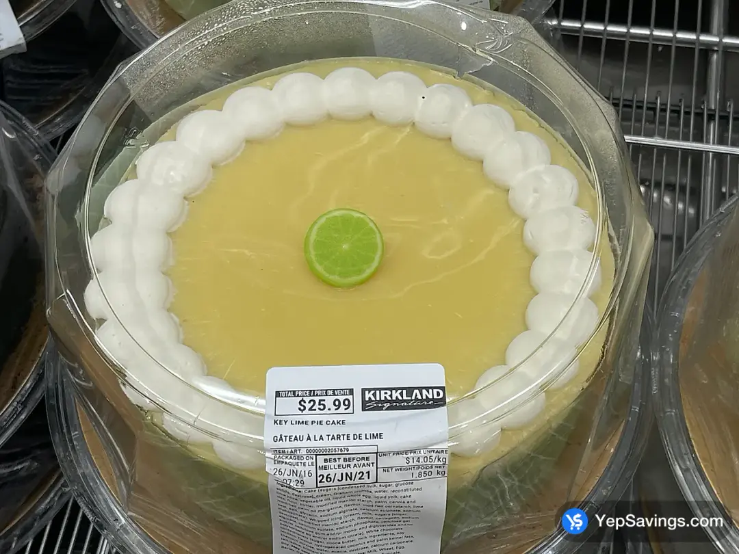 KEY LIME PIE CAKE 1.850 kg - Costco Canada (ITM 2057679)