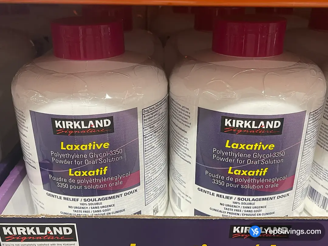KIRKLAND SIGNATURE LAXATIVE 2 x 60 DOSES - Costco Canada (ITM 6566622)