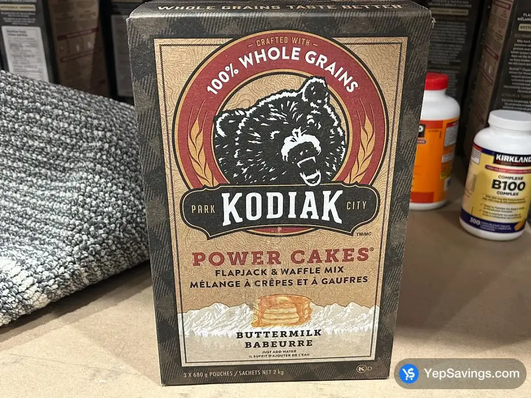 KODIAK PANCAKE & WAFFLE MIX 2.04 kg - Costco Canada (ITM 391314)