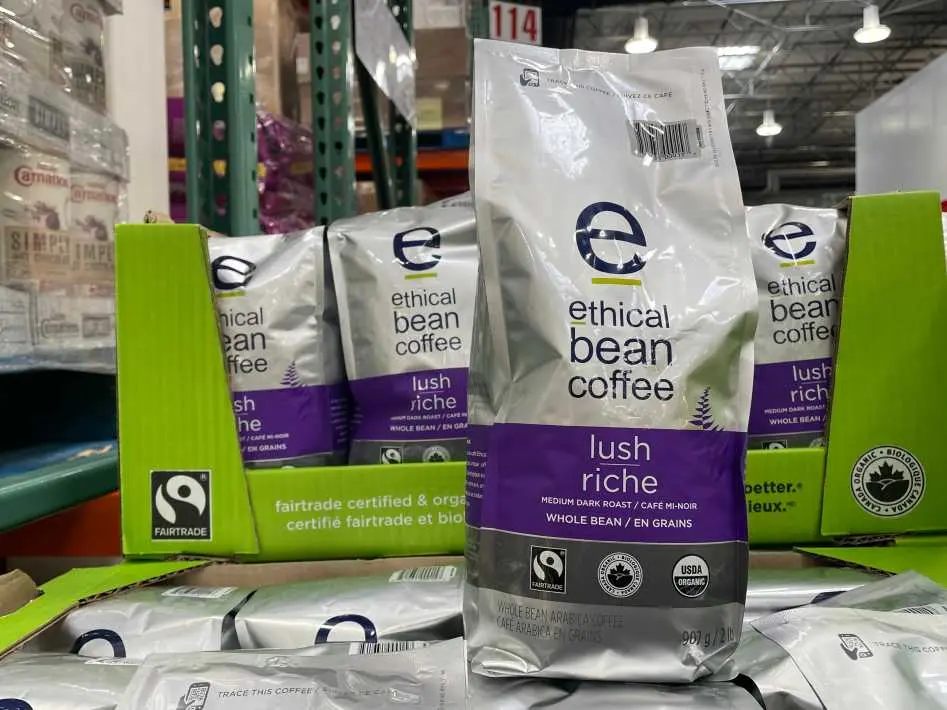 ETHICAL BEAN ORGANIC LUSH COFFEE BEANS 908 g - Costco Canada (ITM 333666)