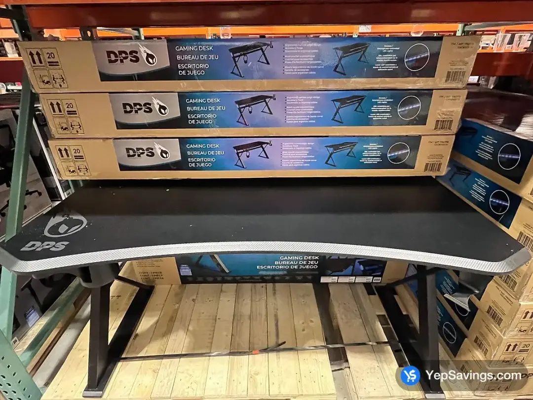 COSTCO DPS RADIUS GAMING DESK 60 IN BLACK – (ITM 1782772)
