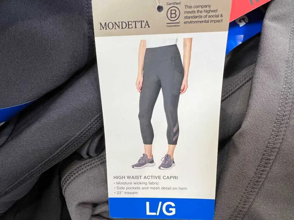 MONDETTA MESH CAPRI + LADIES SIZES S - XXL - Costco Canada (ITM 2761003)