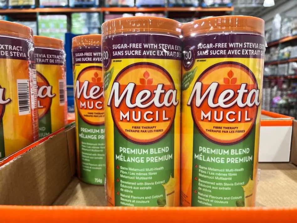 METAMUCIL POWDER SUGAR FREE W/STEVIA 260 TEASPOONS - Costco Canada (ITM 8405532)