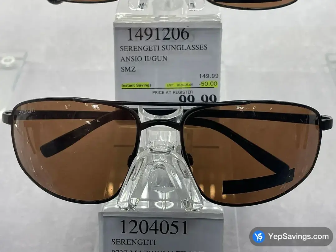 SERENGETI 8737 MAZZO/MATT BLK SUZ - Costco Canada (ITM 1204051)