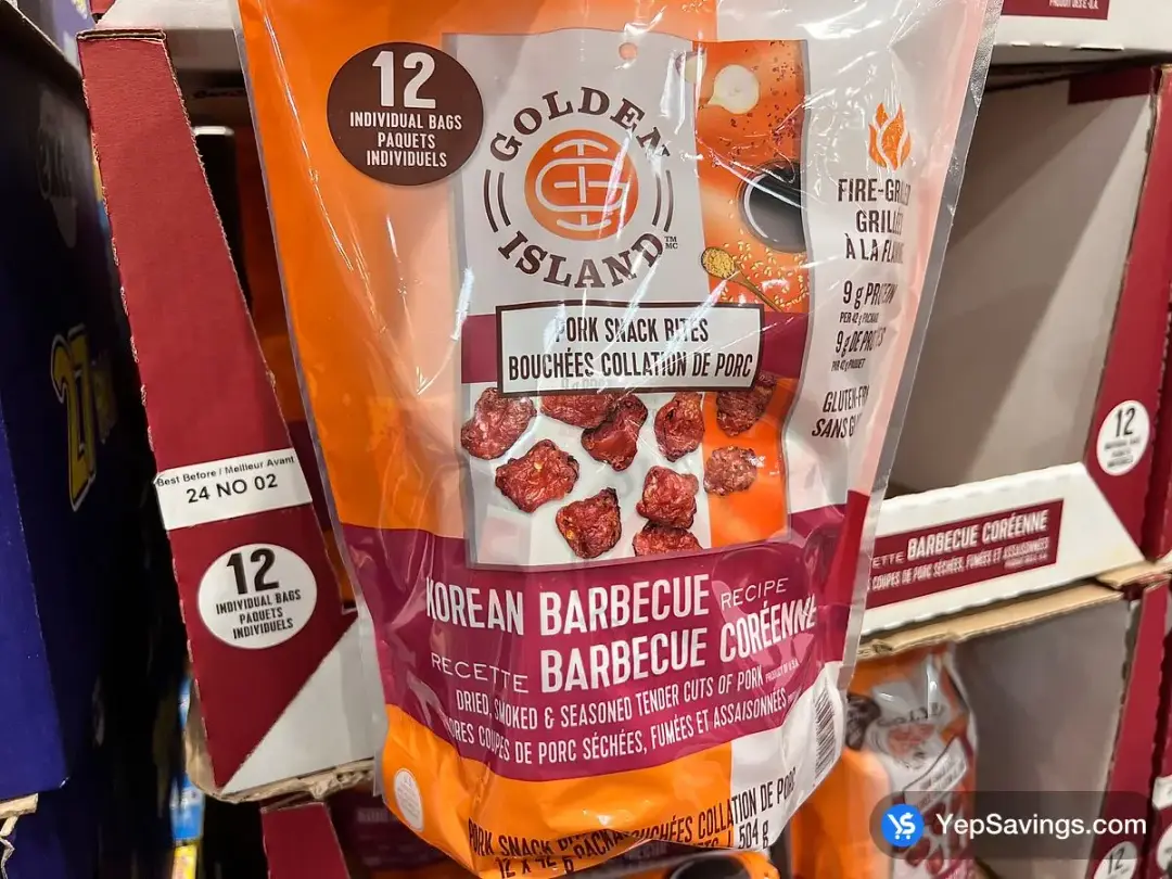 GOLDEN ISLAND KOREAN 12 x 42 g - Costco Canada (ITM 1699199)