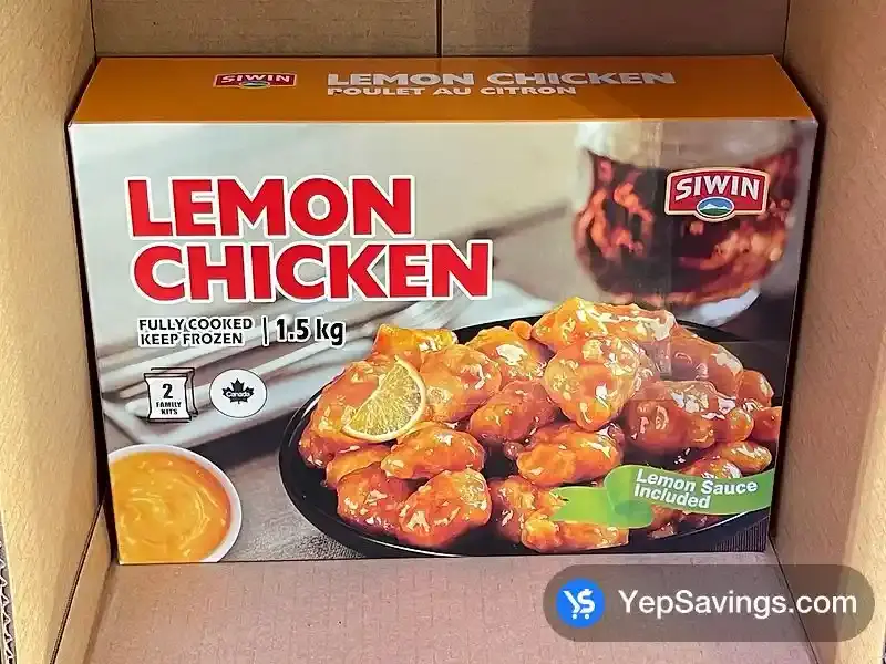 Costco SIWIN LEMON CHICKEN 1.5 kg