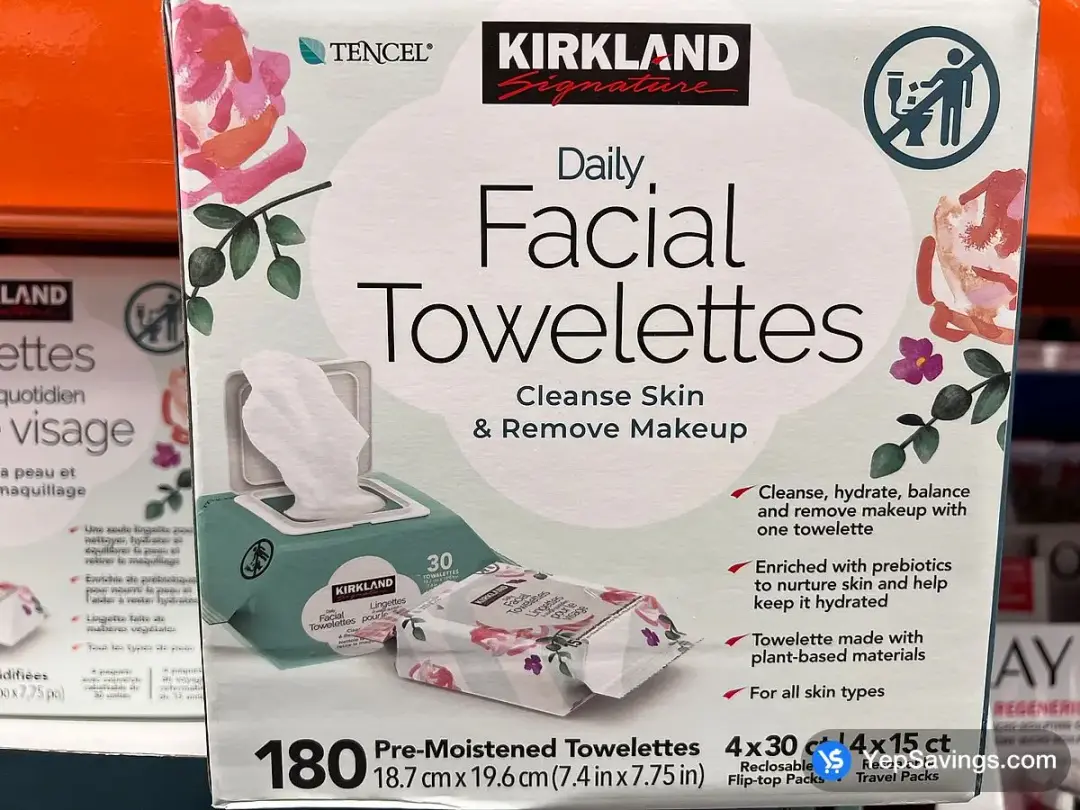 KIRKLAND SIGNATURE CLEANSING TOWELETTES PACK OF 180 - Costco Canada (ITM 1472215)