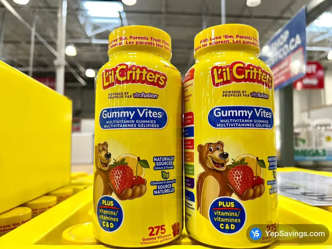 L'IL CRITTERS GUMMY VITES 275 GUMMIES - Costco Canada (ITM 5696980)