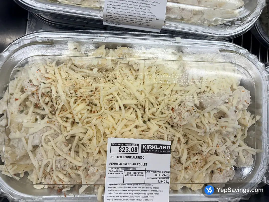 CHICKEN PENNE ALFREDO - Costco Canada (ITM 15206)