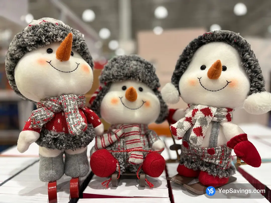 Costco SNOWMEN SET OF 3