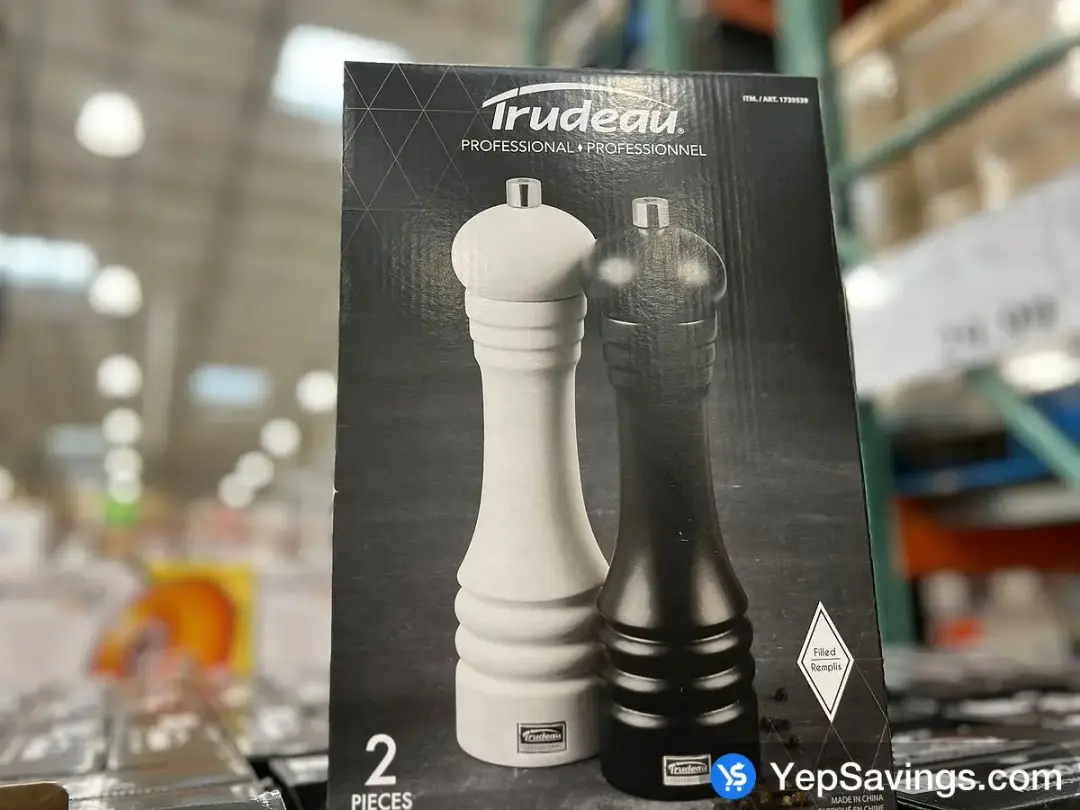 TRUDEAU SALT PEPPER MILL SET 2 PIECES - Costco Canada (ITM 1739539)