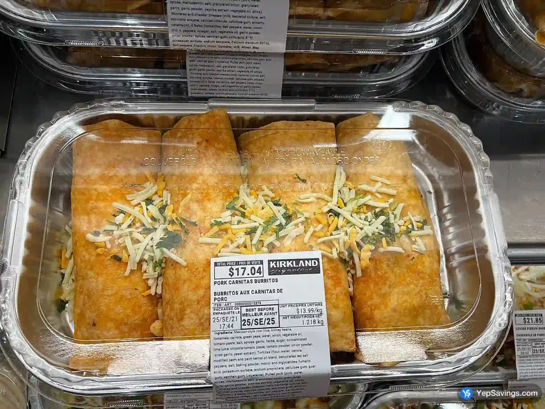 Pork Carnita Burritos - Costco Canada (ITM 12275)