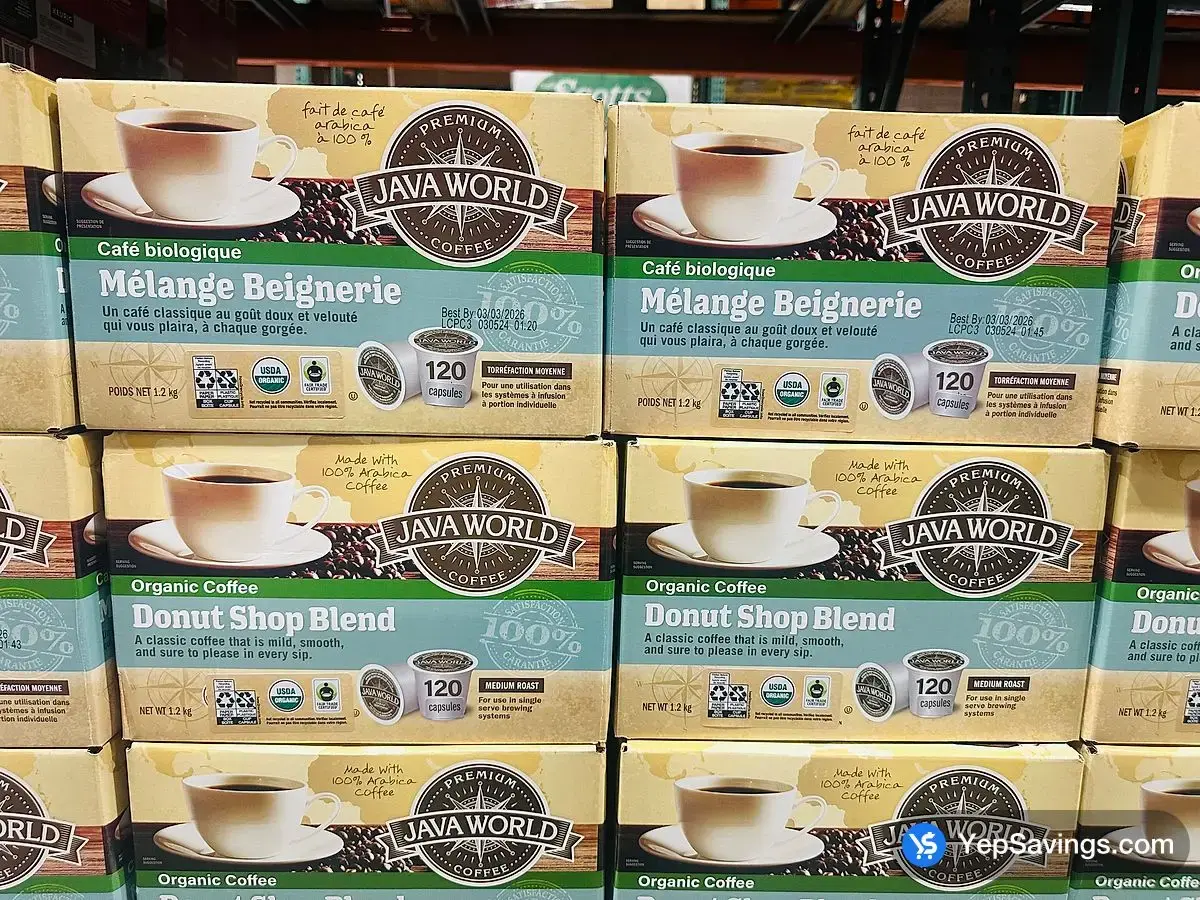 JAVA WORLD DONUT SHOP BLEND PACK OF 120 K - CUPS - Costco Canada (ITM 1470988)
