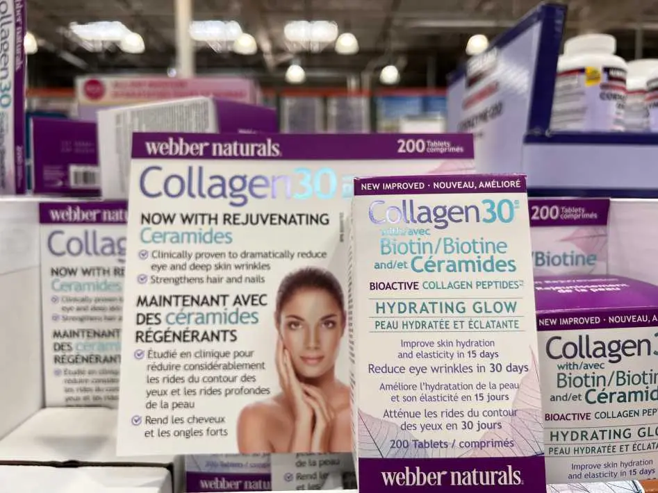 WEBBER NATURALS COLLAGEN30 WITH BIOTIN & CERAMIDES 200 TABLET - Costco Canada (ITM 1300785)