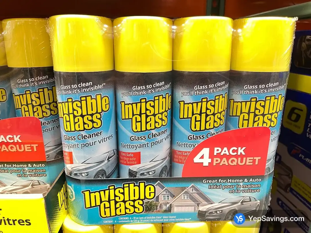 INVISIBLE GLASS GLASS CLEANER 4 X 539g - Costco Canada (ITM 673619)