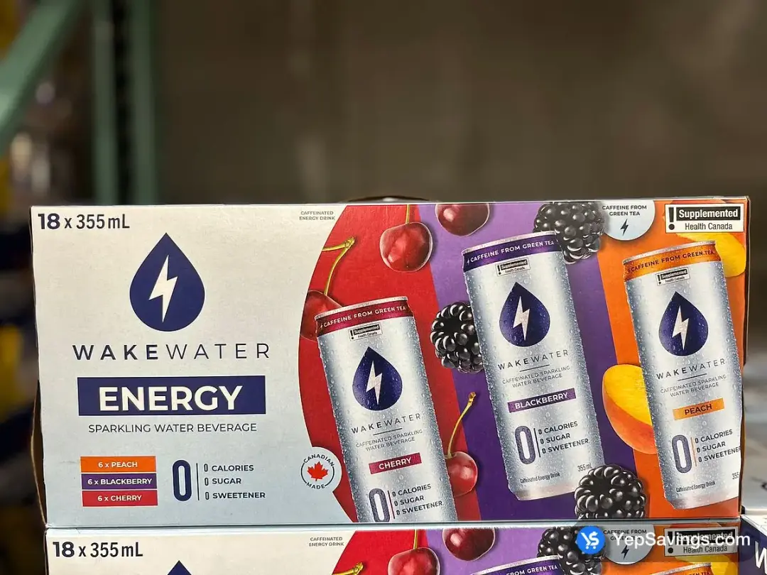 WAKEWATER VARIETY PACK 18 x 355 mL - Costco Canada (ITM 1786584)