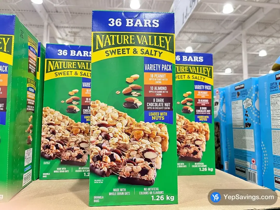NATURE VALLEY SWEET & SALTY BARS 36X35g - Costco Canada (ITM 518888)