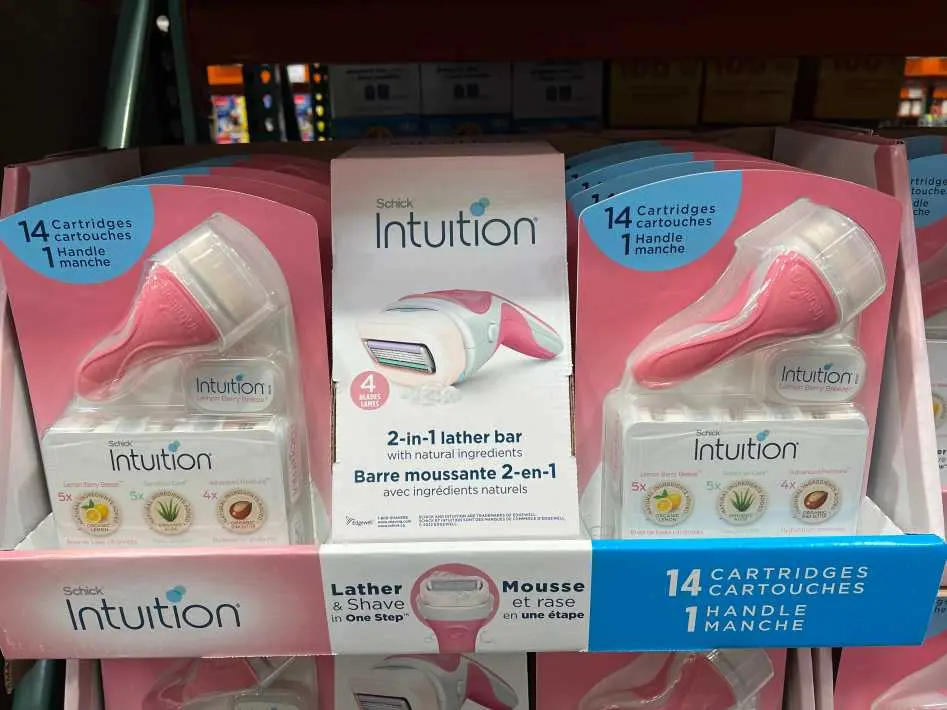 SCHICK INTUITION 14 CARTRIDGES + RAZOR - Costco Canada (ITM 1648486)