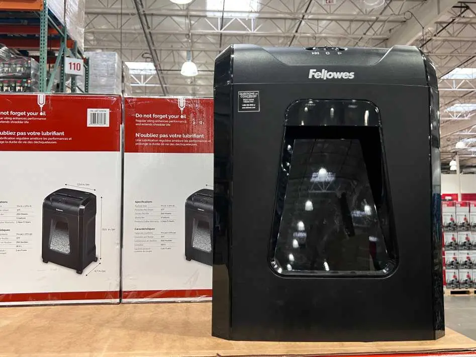 FELLOWES PAPER SHREDDER 12 SHEET X-CUT - Costco Canada (ITM 1276750)