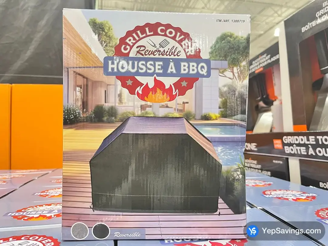 GRILL COVER REVERSIBLE 68" x 26" x 42" - Costco Canada (ITM 1388719)