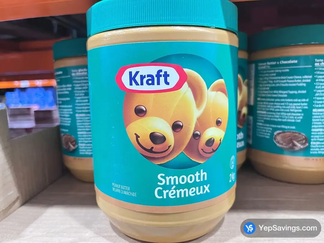 KRAFT SMOOTH PEANUT BUTTER 2kg - Costco Canada (ITM 71408)