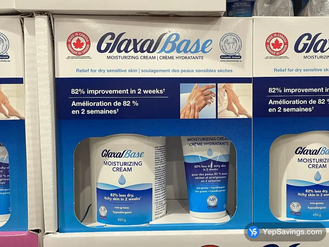 GLAXAL BASE MOISTURIZING CREAM 450g+50g - Costco Canada (ITM 534656)