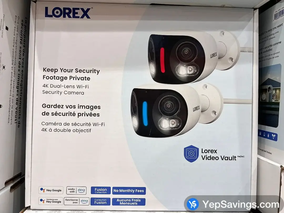 LOREX 4K DUAL LENS CAMERA 2 PACK - Costco Canada (ITM 1764529)