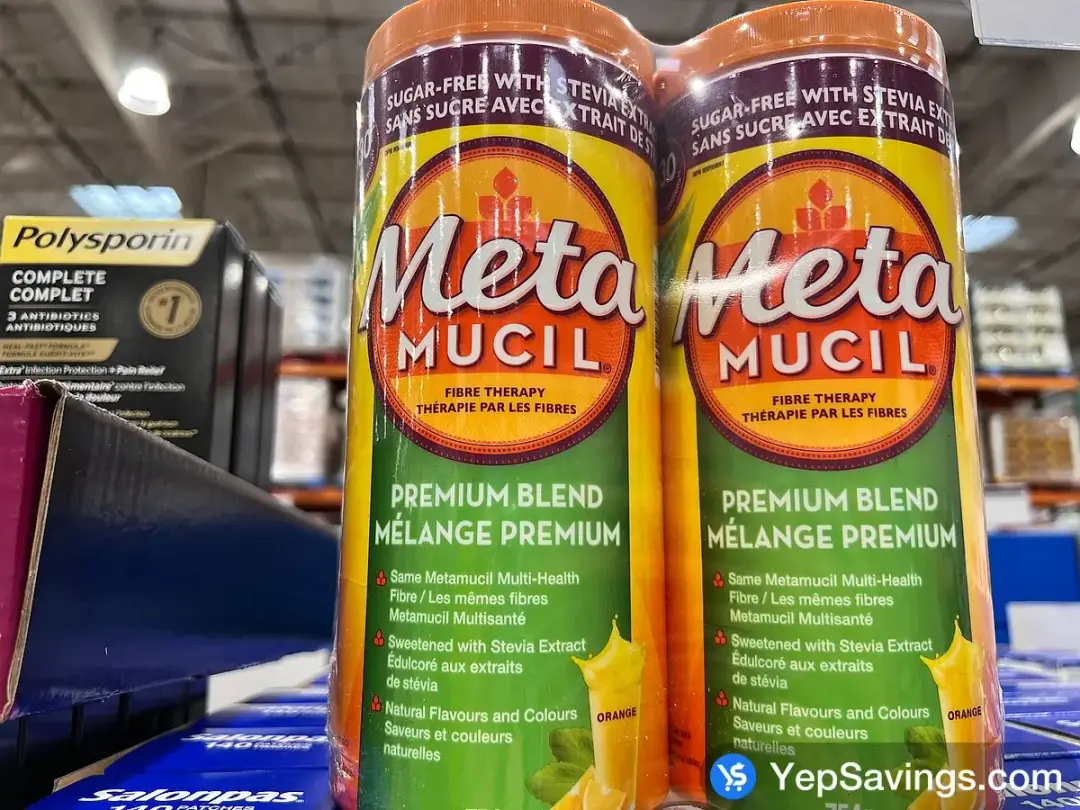 METAMUCIL POWDER SUGAR FREE W/STEVIA 260 TEASPOONS - Costco Canada (ITM 8405532)