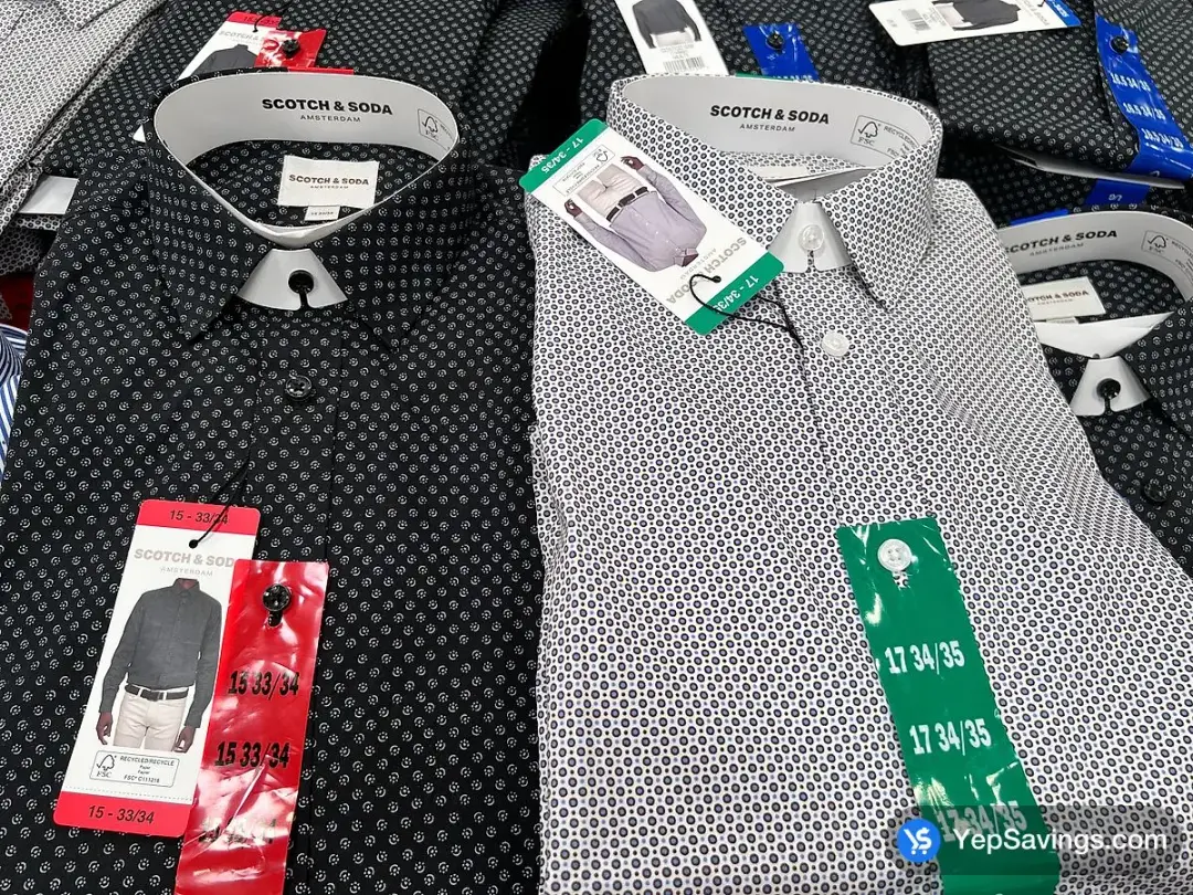 SCOTCH & SODA LONG SLEEVE SHIRT + MENS SIZES 15-18 - Costco Canada (ITM 1749662)