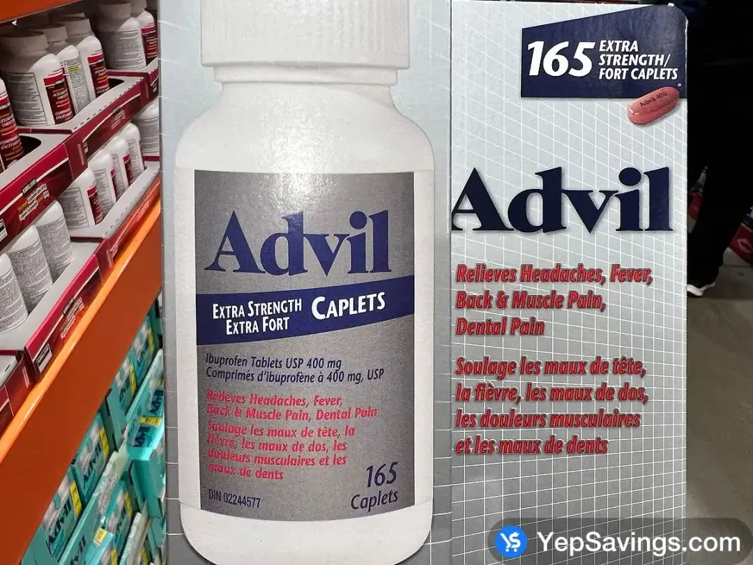 ADVIL IBUPROFEN 400MG EXTRA STRENGTH 165's - Costco Canada (ITM 2843700)