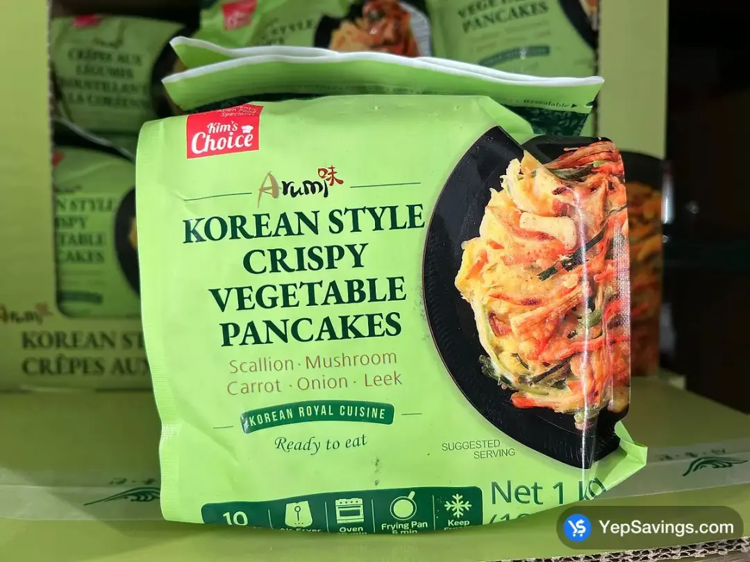 KIM'S CHOICE VEGETABLE PANCAKES 10 x 100g - Costco Canada (ITM 1793162)