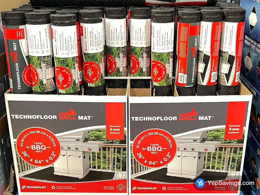TECHNOFLOOR GRILL MAT RECYCLED RUBBER MADE IN CANADA - Costco Canada (ITM 1280540)